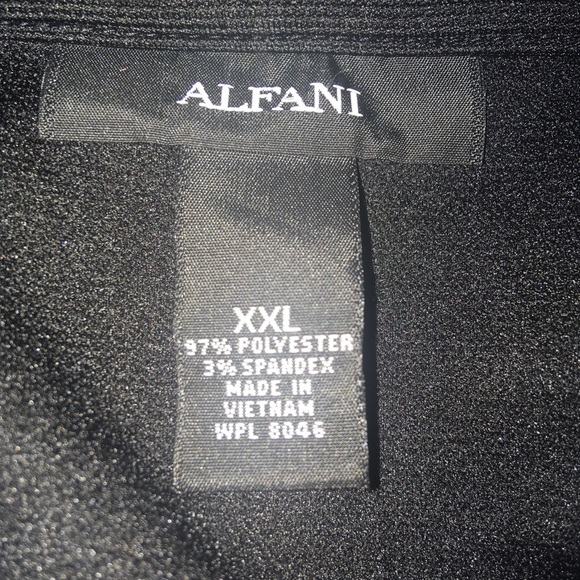 Alfani Floral Blues on Navy Top w/Bell Sleeves NWT - Picture 7 of 9